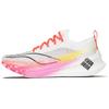 Li Ning Feidian 3 Elite Rutschfest Abriebfest Niedrig geschnittene Laufschuhe Unisex Weiß Rosa armt035-22