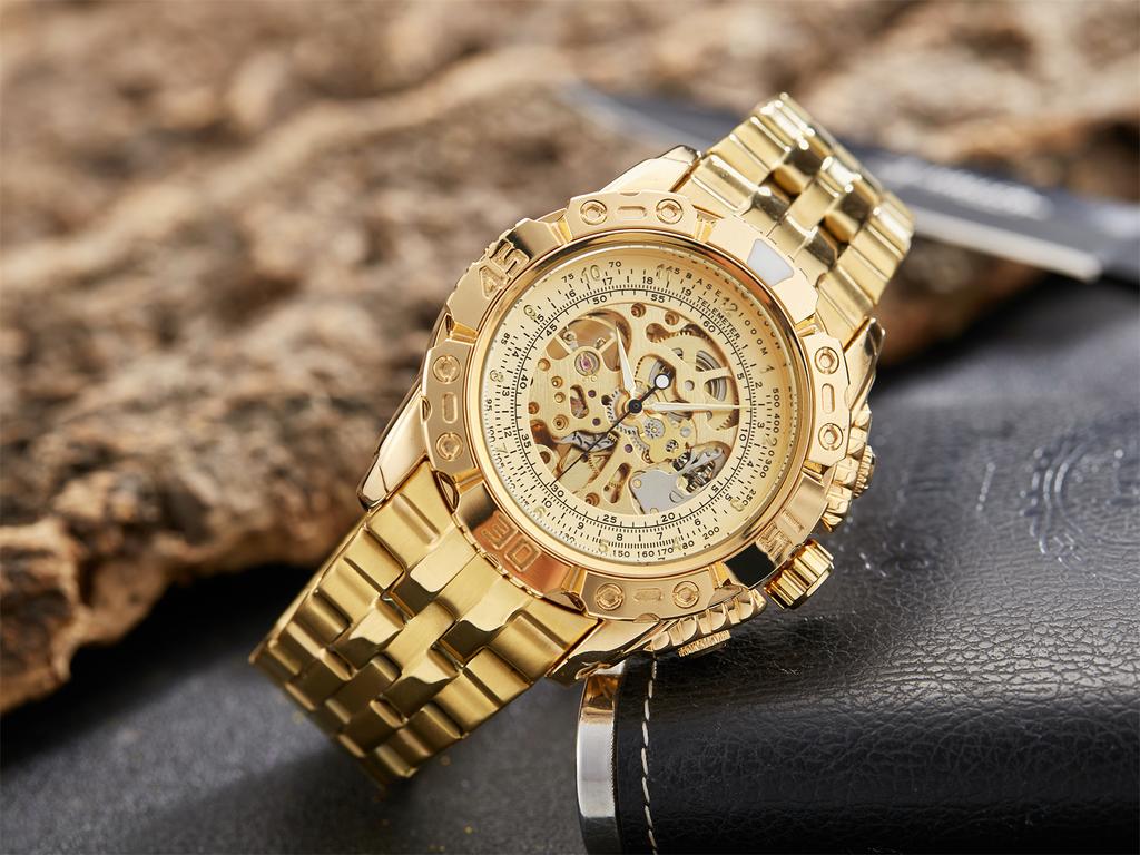 Μοντέρνο Ανδρικό Ρολόι Ανοιχτό Μηχανικό Tourbillon Πλήρως Αυτόματο Μηχανικό Μηχανισμό Μηχανικά Ρολόγια reloj automático