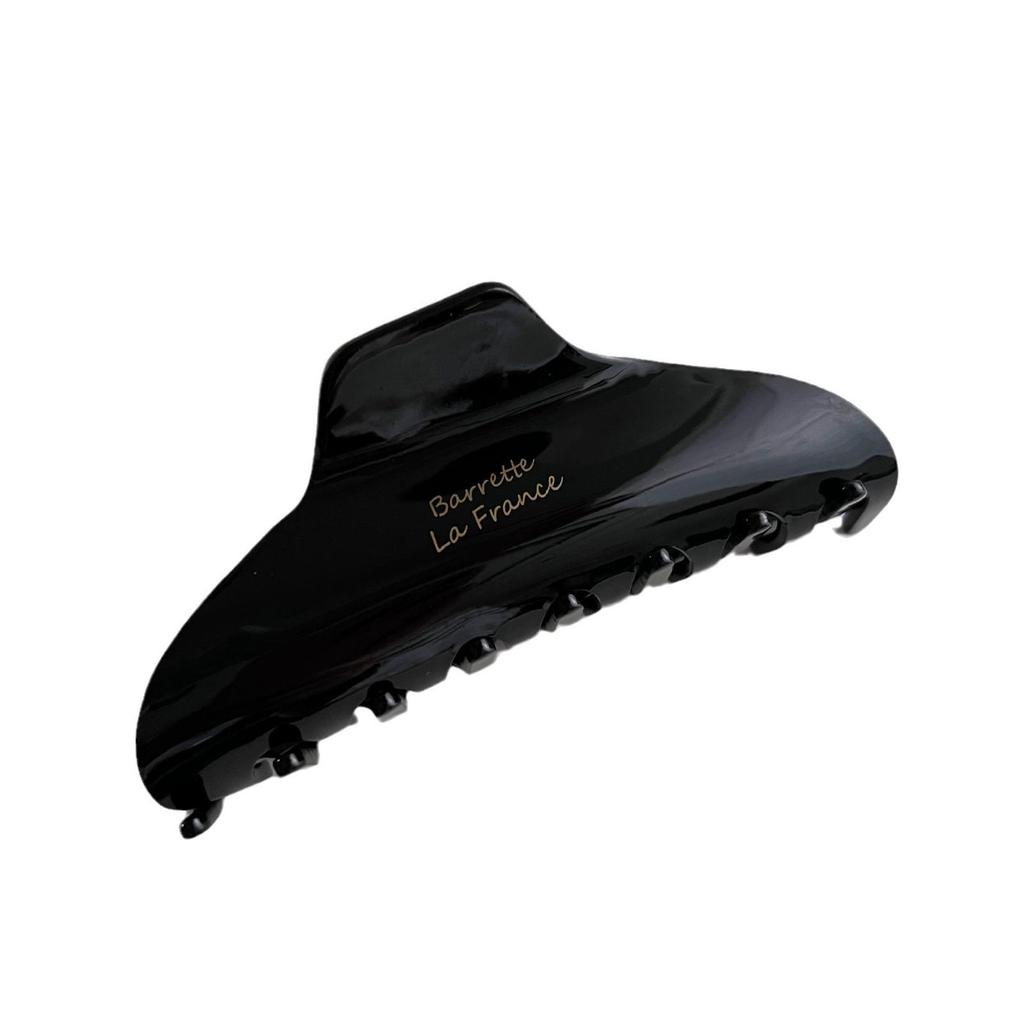 Korean Elegant Gold Acetate Hair Claw Clip for Women - High-Class Updo Accessory