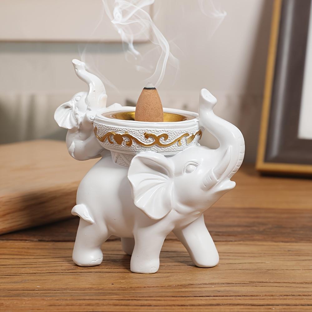 A Decorative Piece in The Shape of an Elephant Incense Holder