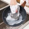 5Pcs Cleaning Rags with Hanging Hole Design Double-Sided Silver Wire Water-Washed Reusable Household Cleaning Rags