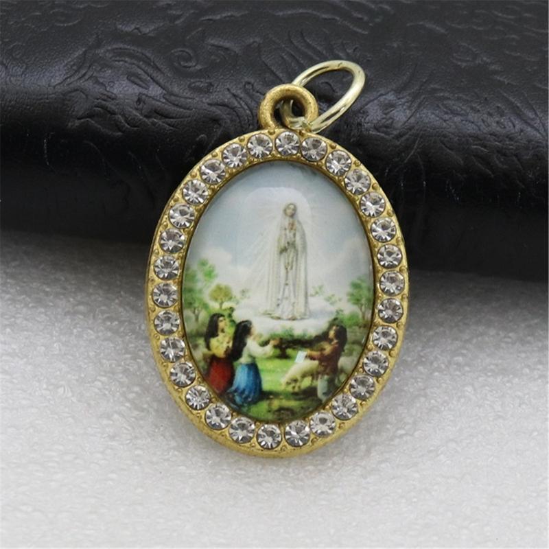 10Pcs Religious Pendant Charm Jewelry Religiou Necklaces Bracelets Making