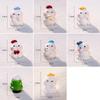 8Pcs DIY Accessories Figurines Snowman Miniature Model High Quality Snowman Statue