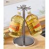 with Water Tray Kitchen Utensils Stand 360 Degree Rotating Cooking Utensils Hanger  Home