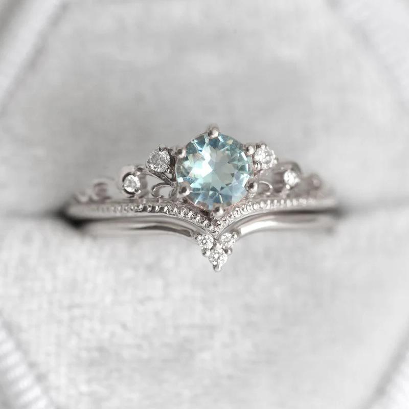 Rose Gold Zircon Ring, Wedding Dress, Oval Zircon, Simple Jewelry, Ladies' Temperament, Elegant And Exquisite Style