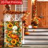 Sunflowers Autumn Thanksgiving Pumpkin Garden Flag_4-28x40 Inch Outdoor Garden Flag Double-sided Home Decoration Courtyard Decoration Outdoor Decorati