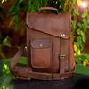Personalized Leather Satchel Tablet Bag Laptop Case Office Briefcase Messenger Gift for Men Computer Distressed Shoulder Bag for Women