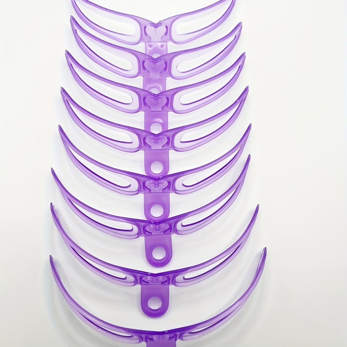 

8 в 1 многоразовый трафарет для бровей, красивый макияж, штамп для бровей, шаблон, набор форм для бровей, инструменты для макияжа бровей