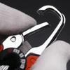 Men's Keychain Hook Stainless Steel Buckle Outdoor Carabiner Climbing Tool Double Ring Fishing Hook Key Ring Car Accessories