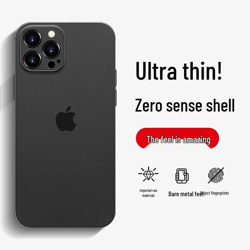 Nai Xiaoya Ultratenké matné pouzdro na iPhone s ochranou celého objektivu