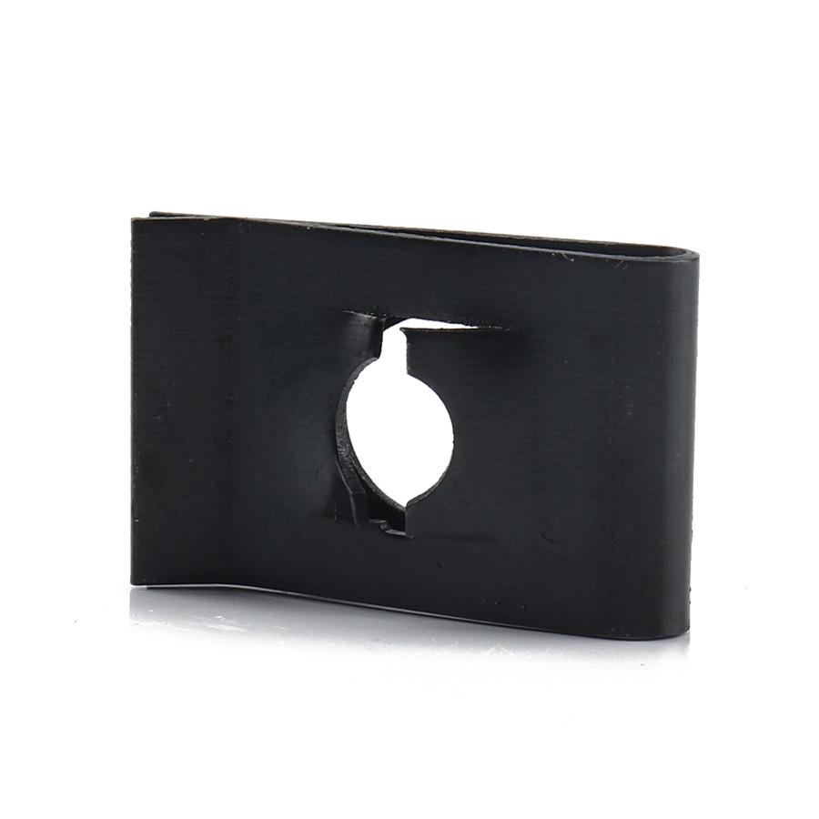 120 X U-Shaped Car Reed Nut Clip Nut No.14 Black For Interior Decorative Plate