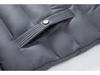 Men's Hooded Cotton Padded Jacket - Stand Collar, Patchwork, Warm Winter Casual Sport Jacket