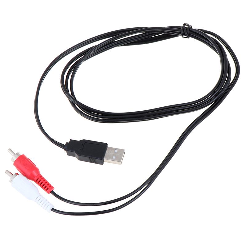 Duální RCA samec na USB samec A kompozitní adaptér audio video datový prodlužovací kabel