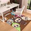 1pc labubu Print Area Rug - Soft, Washable Non-Slip Indoor Mat for Office Chairs, Living Room, Home Office Decorative Rug