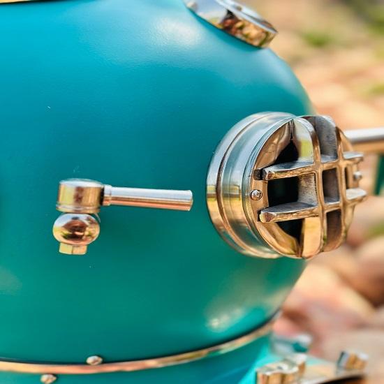 Taucherhelm Sea Green US Navy Mark V Taucherhelm Marine Tieftauchhelm Taucherhelm Mark V