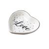 Cross-border Ceramic Heart-Shaped Jewelry Storage Tray for Rings, Necklaces & Perfume – Creative High-End Feel Desktop Ornament