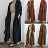 Women's Autumn Long-Sleeve Shirt Dress Trench Coat