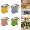 Large Diameter Elevated Cat Bowl Detachable Inclined Food Dish Cute Neck Protection Bowl  Cats