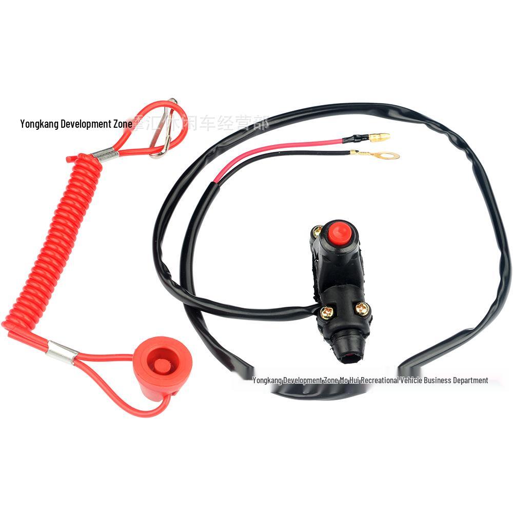 Emergency Stop Double Flameout Switch for Mini Off-Road Motorcycles & ATVs (49CC-250CC)