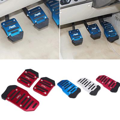 3 Stücke Universal Auto Pedale Abdeckung für Manuelle Gang Auto Bremse Kupplung PVC Auto Zubehör