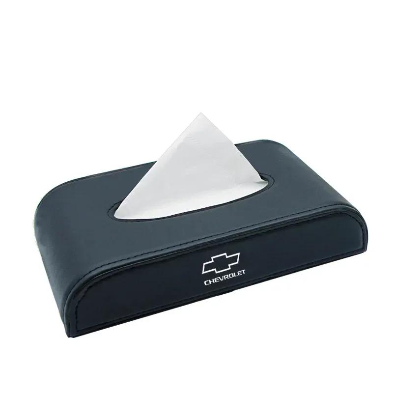 

Car Tissue Box Holder PU Leather Accessories For Chevrolet Cruze Aveo Sail Malibu Captiva Vauxhall Astra J Corsa Insignia Mokka