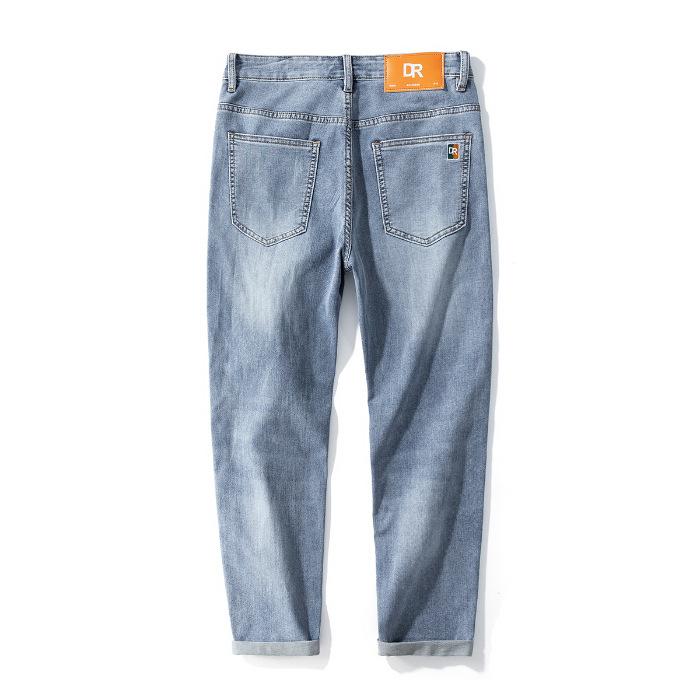 

Новые Весенне-летние Цветные Джинсы-девятиточки с Вышивкой в Стиле Колорблок, Облегающие, для Маленьких Ног, Повседневные 38 синий