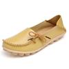 Women Flats Genuine Leather Fashion Walking Women Shoe Moccasins Ballet Flats Oxford Nurse Shoes Black Plus Size Ladies Shoes