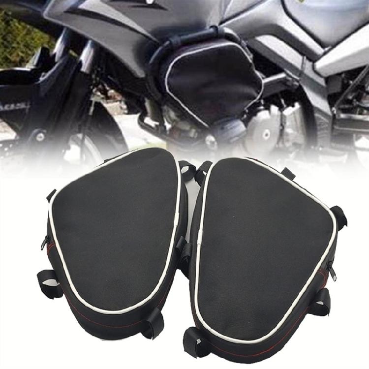 2 piezas de barras protectoras para chasis de motocicleta, bolsa de herramientas a prueba de polvo, fácil instalación, bolsa impermeable para DL650 DL1000