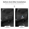 BAGF7 Car Sticker Hot 2025 M Car Seat Back Anti Kick Pad Child Anti-Scratch Protective Mat For BMW E46 E39 E90 E60 E36 F30 F10 E34 X5