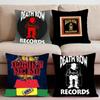 D-Death Row Records Cushion Cover Premium Comfort Reversible Pillow Cove -Two In One Design for Any Room & Car Interior