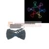 EL/LED Light-up Bow Tie with Fluorescent Flashing Wire for Dance Props