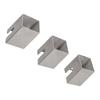 Pack of 3 Grill Spacers Grilling Plate Rack Stainless Steel Texture Suitable for Fire Plate and Grill Barrel Distance