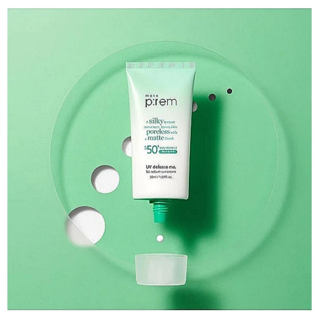 [Make P:rem] UV Defence Me No Sebum Sun Screen 50ml / Sun Cream