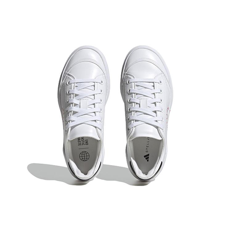 New Adidas Stella McCartney X Court 'White Active Red' HQ1056