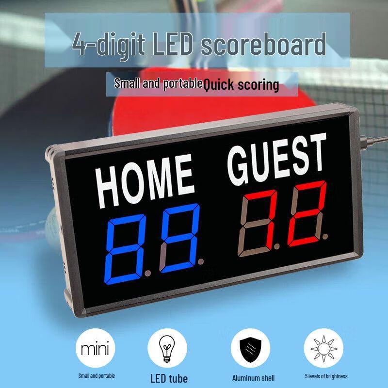 Portable LED Multi-Sport Remote Control Scoreboard