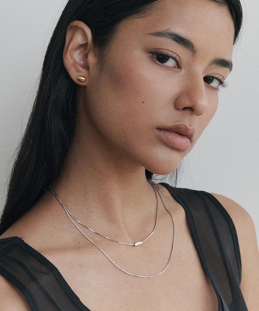 Attica Raw Mono Vein Necklace / Nbs017