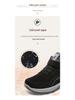 Winter Velvet-Lined Cotton Boots: Large Size, Outdoor Walking, Unisex Snow Shoes