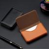PU Leather Card Case Business Name Card Pocket New Card Holder Office