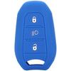 Jingyuqin Shell Cover Holder Car Key Fob Case For Peugeot 208 DS3 5008 DS5 DS6 For Citroen C4 C5 X7 Silicone Rubber Smart