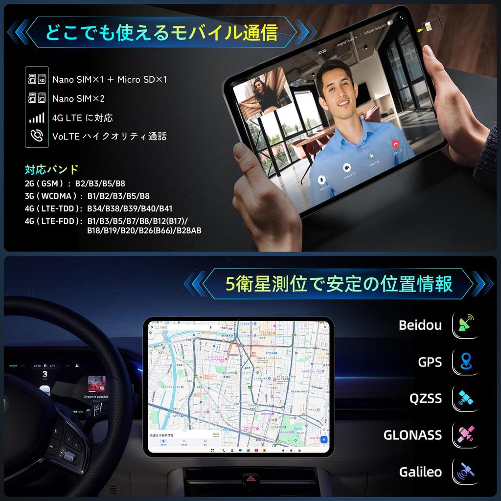 Android Rebecco M50 Helio G99 Android IPS 24GB RAM 128GB Triple Face 4G Wireless Widevine L1 Japanese Specification Sheet [G99 Tablet, 15] SIM-Free