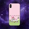 Cute Pink Rabbit Esther Bunny Smart Phone Case For iPhone 11 12 Mini 13 14 Pro XS Max X 8 7 6s Plus 5 SE XR Shell