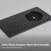 Powerful Drinkware Cleaner with Lock | Perforated Top Surface, Glass Rinser