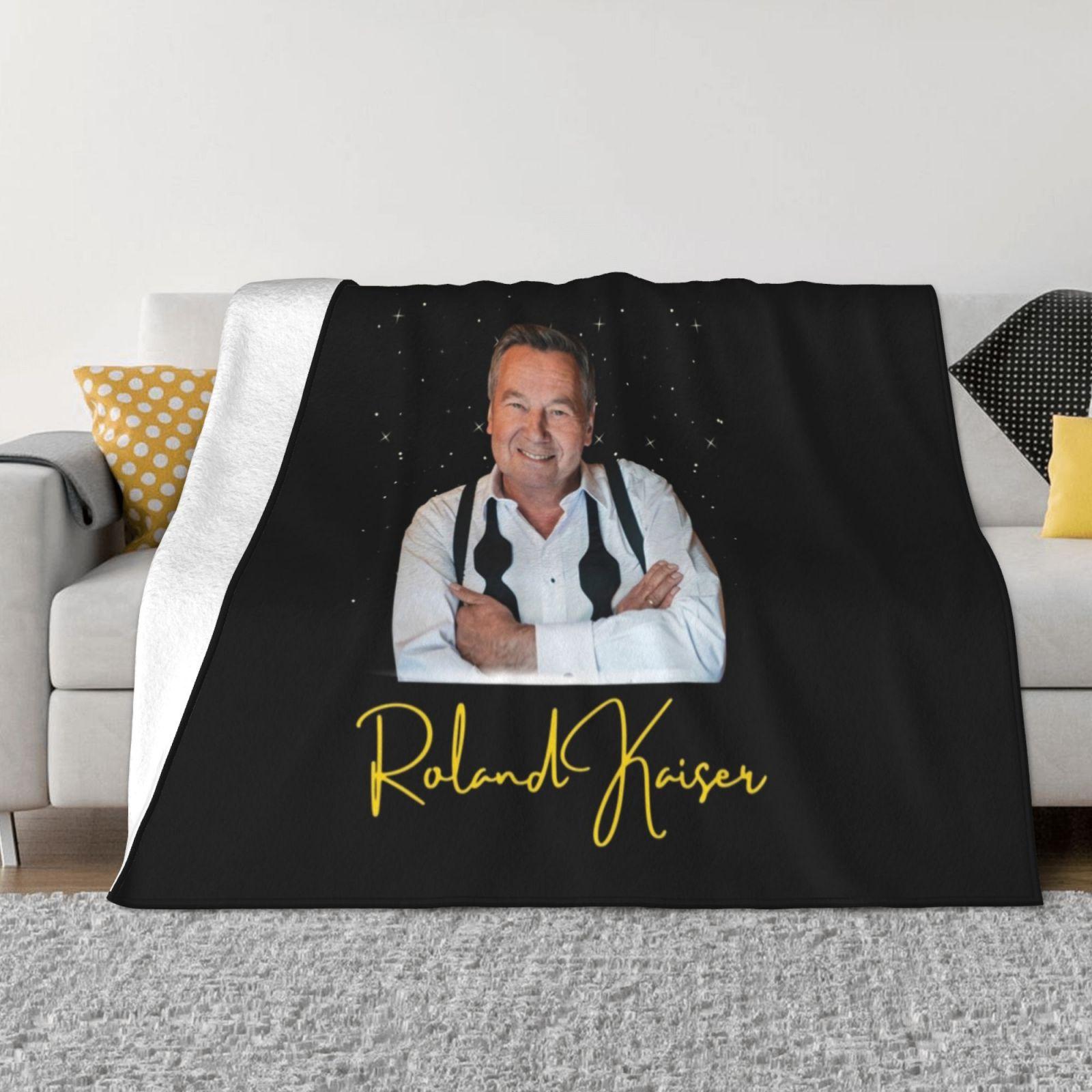 Роланд Кайзер-Фестиваль Роланда Кайзера-Мерч Роланда Кайзера Для Дома Дивана Кровати Автодома Самолета Путешествий Портативное Одеяло Шлягеры 30x40in
