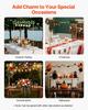 Over the Table Rod Stand with Clamps, Adjustable 71-249 Cm Length & 33-106 Cm Height, Table Arch Stand with Floral Accessories, Gold Balloon Frame for