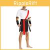 Premium Quality Adult Men's Caesar Warrior Costume Ideal For Fantasy Stage Events