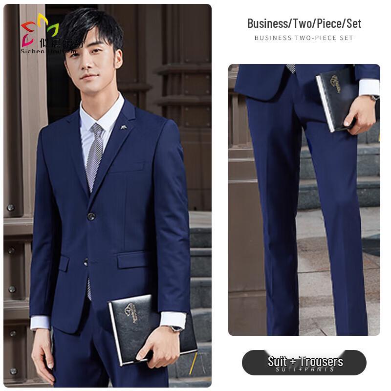 Slim-Fit-Businessanzug für Herren