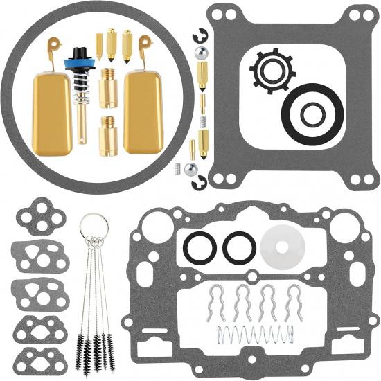 Carburetor Rebuild Repair Kit Compatible with Edelbrock 1400 1404 1405 1406 1407 1409 1411 1477 Automotive 500 600 650 700 750 800 CFM Weber Marine