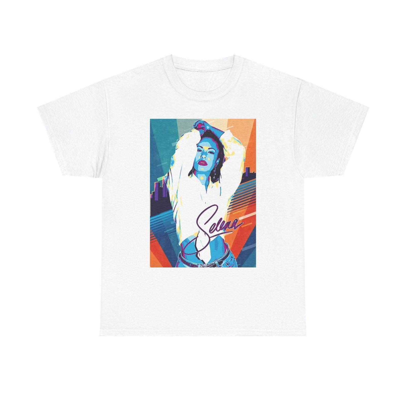 Selena Graphic T Shirt Retro Latina Latin Vintage Unisex Heavy Cotton Tee M