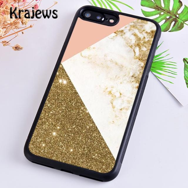 Krajews Black and gold marble Phone Case Cover For iPhone 17 Air 16 15 14 plus 12 13 pro max coque Shell Fundas