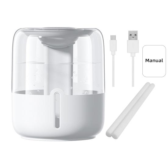 Umidificator USB cu Lumină de Noapte Afișaj Digital Mod Dublu de Pulverizare Zgomot Redus Capacitate Mare Umidificator de Aer Difuzor Uleiuri Esențiale